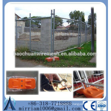 Cheap hot dip galvanized chain link temporary fence panel